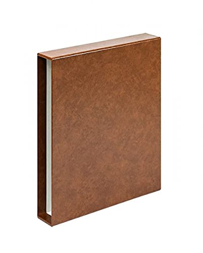 Boîtier LINDNER Regular brun clair pour reliure Rondo
