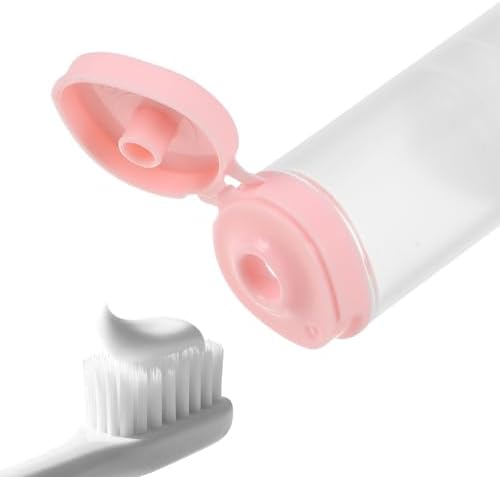 2pcs Travel Folding Tooth Brush with Built-in Toothpaste Container - 2