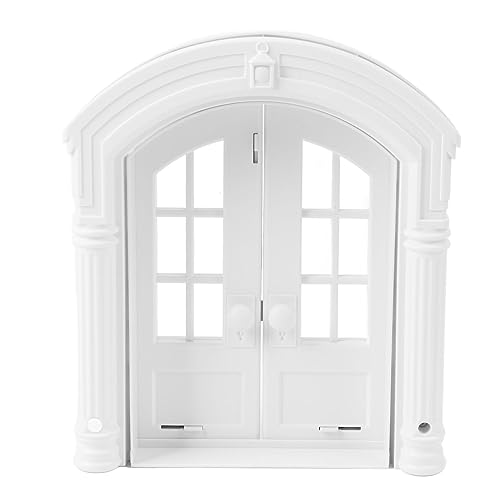 Porta para Gatos Francesa Porta Interna para Animais de Estimação Portas Duplas Elegantes Fácil Conf