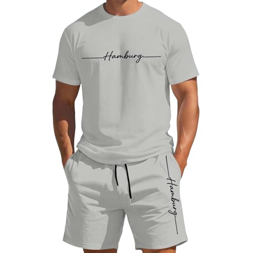 Ensemble homme t-shirt et short anti-transpiration pour rester au frais