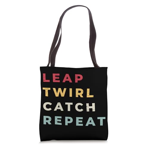Leap Twirl Catch Repeat Rhythmic Gymnastics Tote Bag