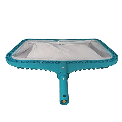 Rede de escumadeira de folhas para piscina, cesta de malha fina para remover folhas de detritos – fe