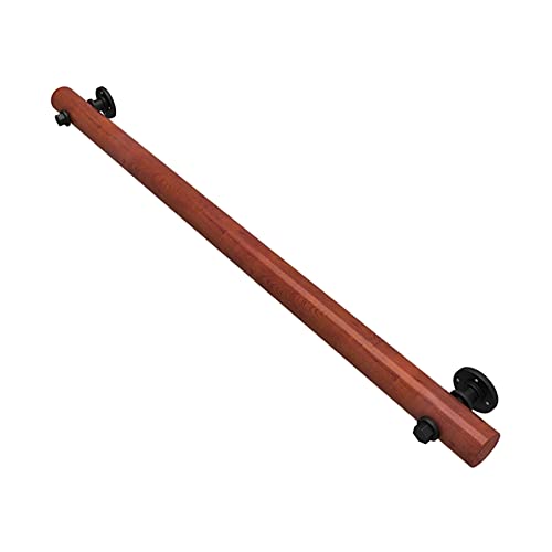 Pasamanos para Anciano Pasamanos De Madera para Interior Exterior Antideslizantes Barandilla para Escalera Pasillo contra La Pared Varilla De Soporte para Balcón Terraza Parapeto (150cm)