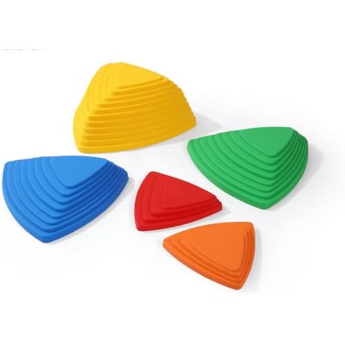 バランスストーン、子供用踏み台、バランストレーニング、マカロンカラー、踏み台、全面滑り止め、ジャンプスポーツ、アウトドアインドア、スポーツ玩具、バランス、柔軟性、体幹トレーニング (A)