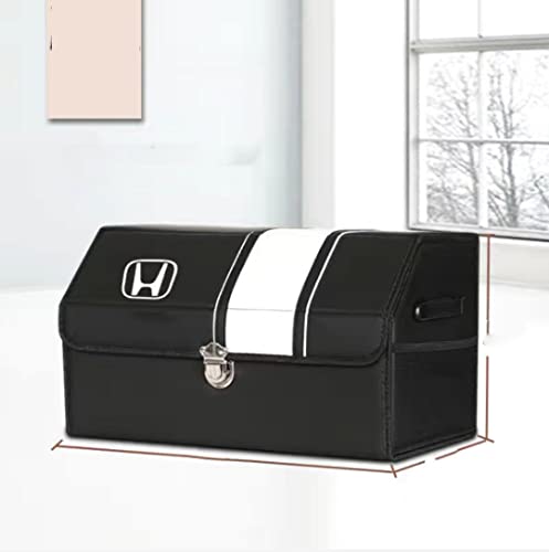 HAIKOU ホンダ トランク収納ボックス トランクバッグ ラゲッジ インスパイア ヴェゼル フィット オデッセイ N-BOX N-WGN エリシオン ステップワゴン シビック C-R 専属ロゴ パーティション収納設計 板挟み 丈夫で長持ちする 車用 高品質