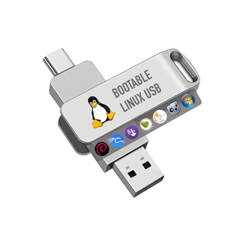 16GB - 7-in-1, Bootable USB Drive 3.0 for Linux &