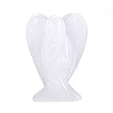 JSDDE Clear Quartz Crystal Angel Figurine Healing...