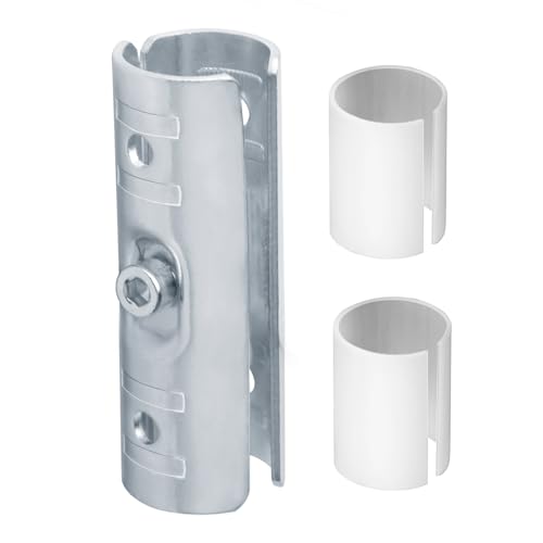 eoere 12 Sets Extend Joint Pipe Clamp Fits 1/2\" EMT with PE Adapter Shims, Structural Coupling - Thumbnail 5