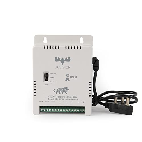 Image of JK Vision 8 Channel Power Supply (SMPS) for CCTV Camera DVR