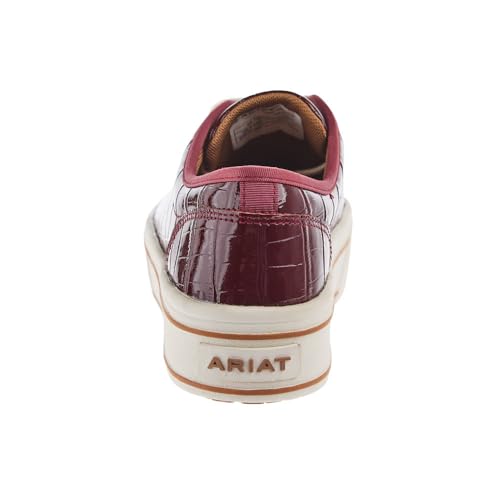 ARIAT ARIAT Women's Skylar Crocodile Print Casual Shoes - 10063888 8 1/2 M US Red