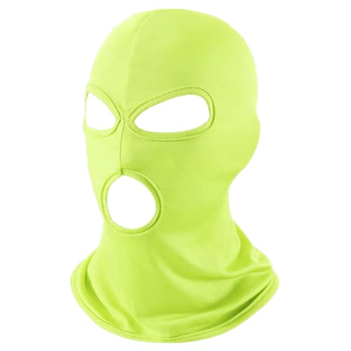 Image of 3 Hole Full Face Mask, Women Men Thin Balaclava Face Mask for Motorcycle Bike Hunting Cycling Cap Ski