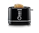 SEVERIN Automatik-Toaster, kleiner Toaster für 2 Scheiben, hochwertig , zum Toasten, Auftauen und Erwärmen, 850 W, schwarz, AT 4321