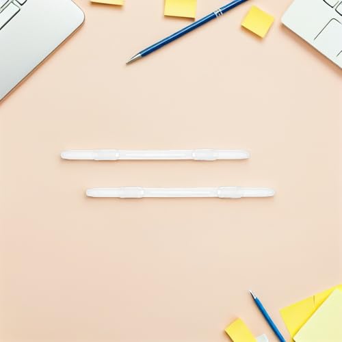 Bandes de reliure transparentes blanches 100 pcs de rangement papier - 5