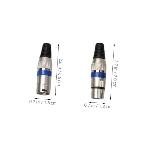 Adaptateur microphone et connecteur audio XLR 10 pièces HEMOTON - 2