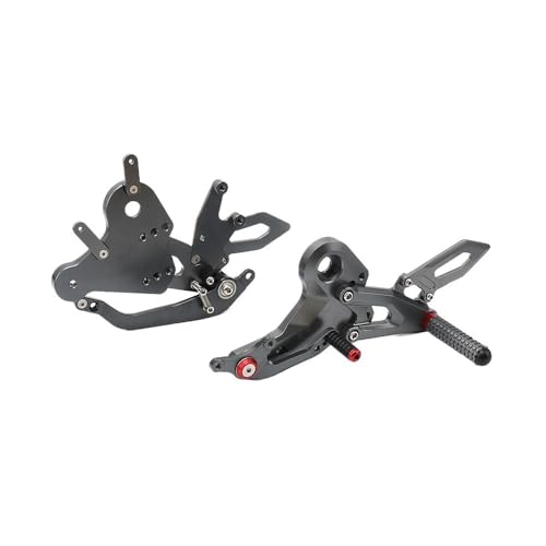 Repose-pieds arrière de moto pour 450 SR 2022 2023 noir en alu
