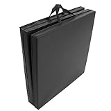 SPRINGOS Colchoneta de gimnasia plegable 60 x 180 x 5 cm colchoneta de gimnasia con asas de transporte colchoneta de fitness triple colchoneta plegable compacta impermeable