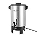 VEVOR Commercial Coffee Urn, 30 Cup 152oz Hot Beverage Dispenser with Dripless Faucet, 1090W Quick-Brewing Coffee Maker, Automatic Temperature Control, for Catering, Party, Church & Restaurant