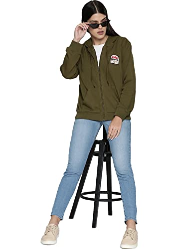 Image of Levi's Women's Cotton Hooded Neck Sweatshirt