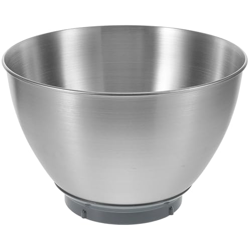 TOYANDONA Large Stainless Steel Mixing Bowl Deepened Food Container for Baking and Cooking Capacity Easy to Clean and Maintain Versatile Kitchen Tool for All Mixing Needs
