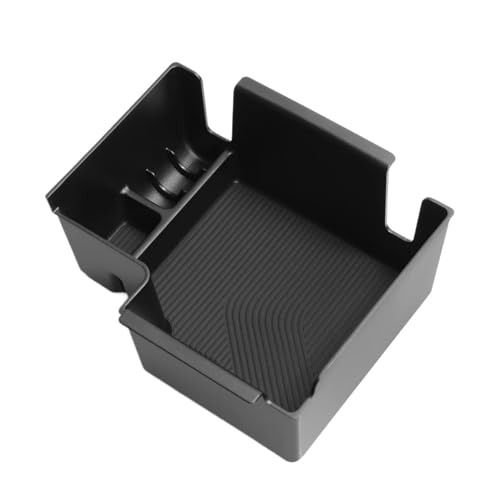 Kia EV9 2024 2025対応センターコンソール収納ボックス ABS PVC アームレストオーガナイザートレイ ブラック インテリアアクセサリー