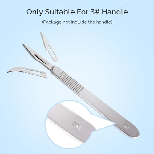 Jmu 46101 100Pcs Sterile Surgical Blades #10, Stainless Steel Scalpel Blades thumb #2