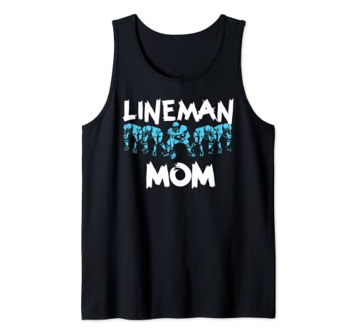 Lineman Mom O-line Funny Offensive Line Football Parent Débardeur