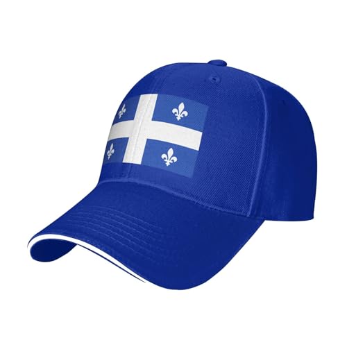 Quebec Flag Baseball Cap Unisex Adjustable Sun Hat