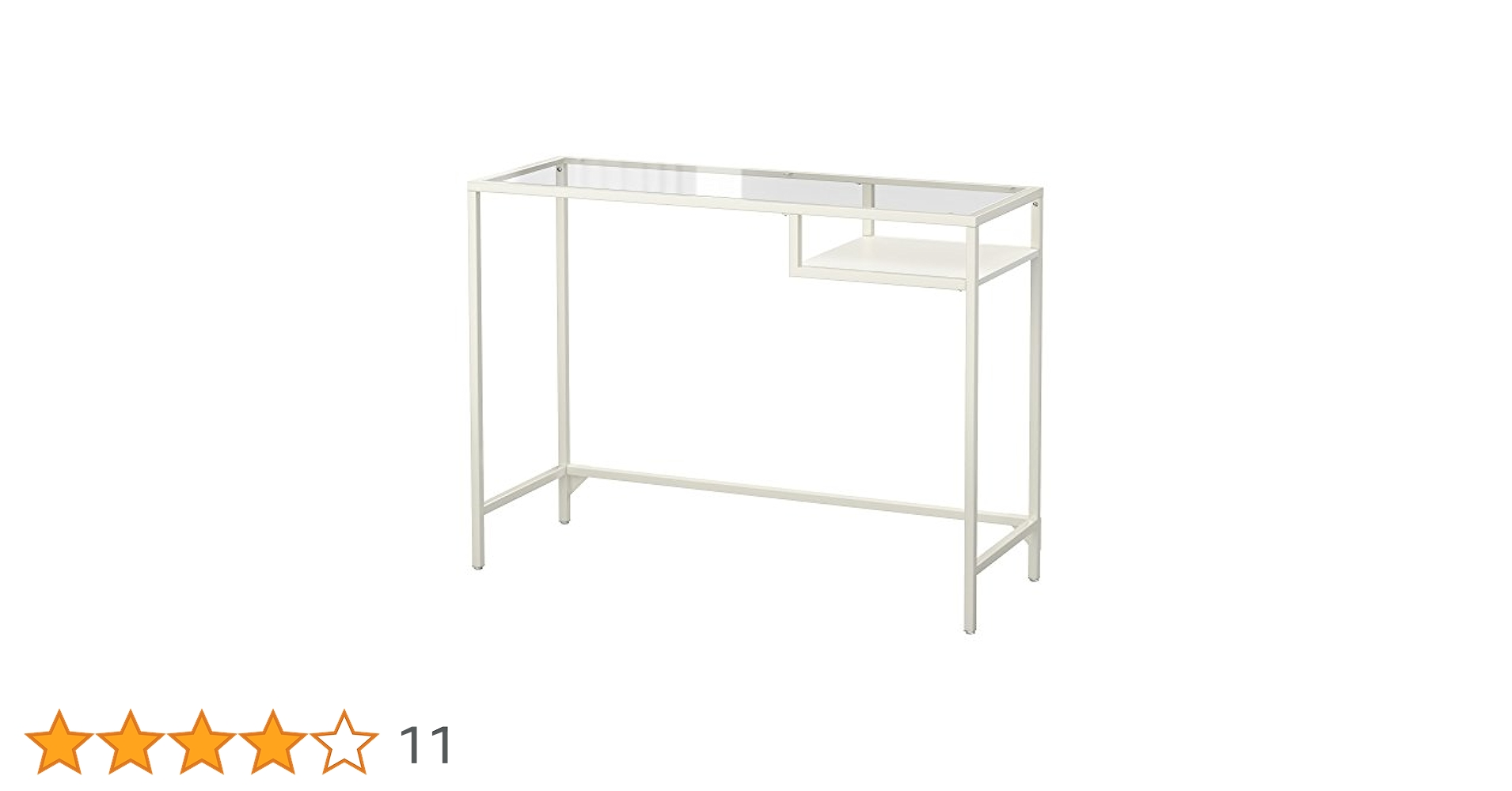IKEAガラステーブル　VITTSJÖ(ヴィットショー) VITTSJÖ ヴィットショー コーヒーテーブル, ブラックブラウン