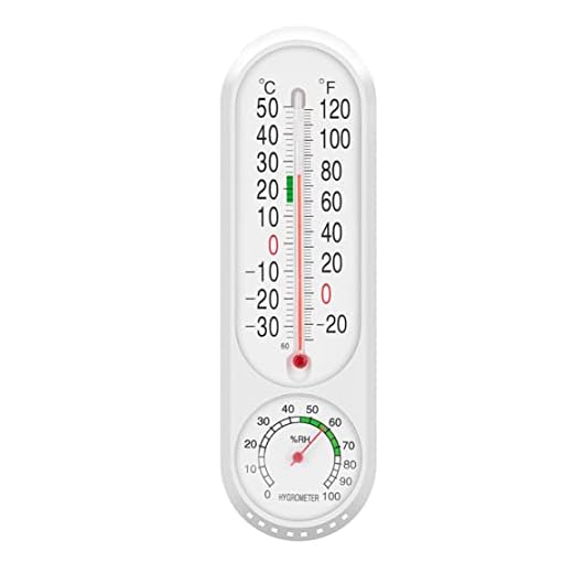Växthustermometer Hygrometer Trädgård Växt Digital temperaturmätare Fuktighet Mätare Vägg Häng inomhus utomhus för hemträdgård
