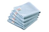 Vileda Professional, MicroTuff Plus, Panni professionali in Microfibra, 38x38 cm, 5 Pezzi, Blu, Fino a 700 Lavaggi, per Tutte le Superfici, Codice Colore HACCP