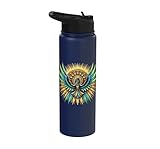 Dios azteca Huitzilopochtli Mexicano Stainless Steel Insulated Water Bottle