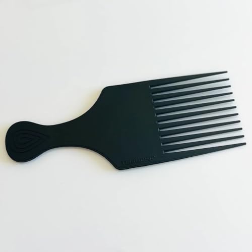 Peine Teardrop Beauty para cabello rizado, negro miniatura 1