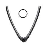 Modellname: LLK1042 Tuneway Kühlergrill-Dekoration aus ABS-Kunststoff für Alfa Romeo Stelvio 2017 2018, 2 Stück