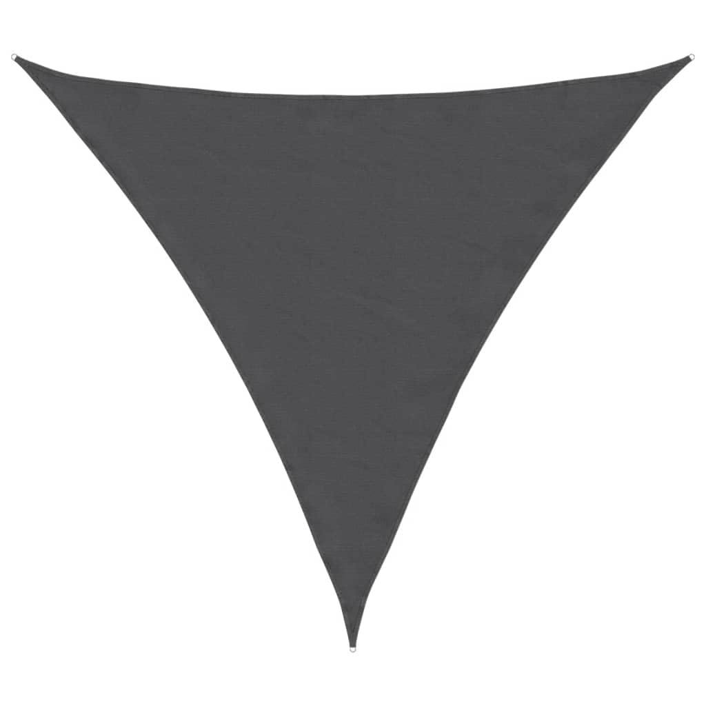 Voile d'ombrage 3x3x3 m anthracite pour ombrager vos repas d'été