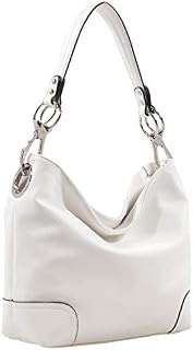 Mia K Collection Hobo Bag for Women - PU Leather Handbag - Womens