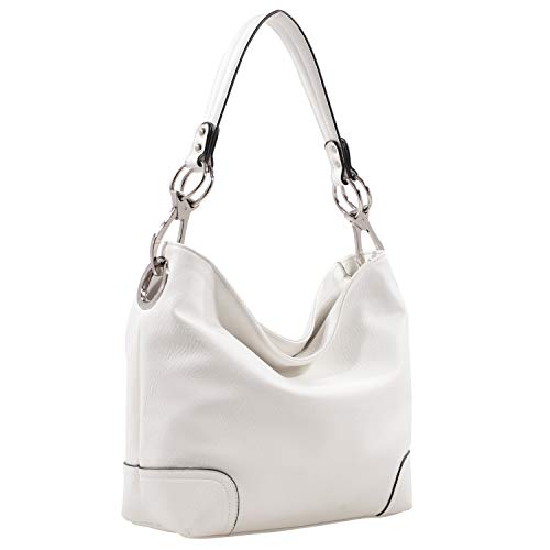 Mia K Collection Hobo Bag for Women - PU Leather Handbag - Womens