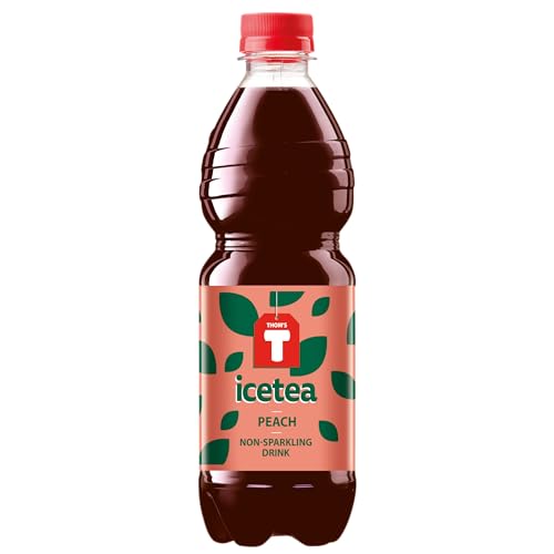 ThomsT Eistea Peach-Pfirsich 12x50cl (inkl. 3€ Pfand) – Erfrischender Genuss mit natürlichem Pfirsichgeschmack.