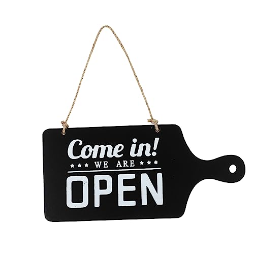 ORFOFE 1pièce Panneau De Porte Décoratif Vintage Signalétique Open Closed