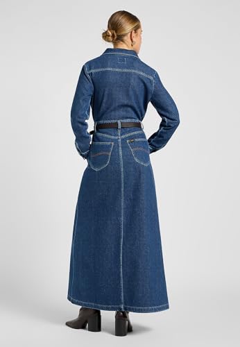 Robe denim maxi Lee d'excellente qualité pour un style chic et épuré - 4