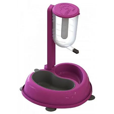 Bebedouro/Comedouro Automático 1L Lambe-Lambe com Bilha ICE System- Antiformiga - Não Molha os Pelos