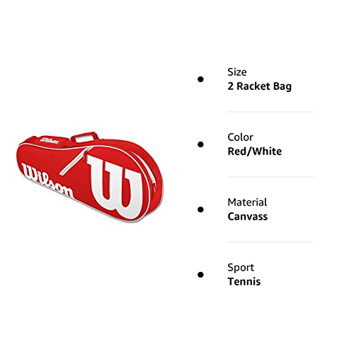 Wilson Advantage Ii Tennis Bag - Red/White #TOP1