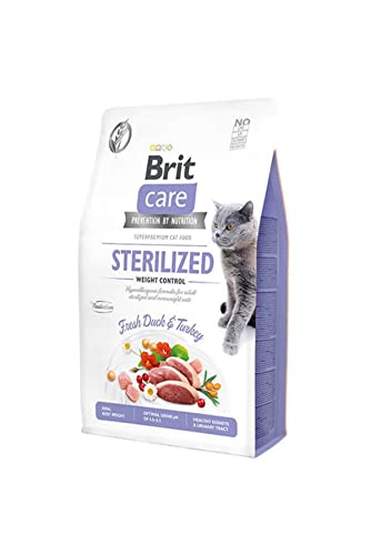 BRIT Care Grain Free Sterilized Weight Control mit Ente und Pute 2kg