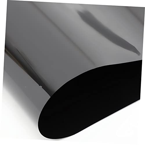 Film adhesivo opaco para ventana Healifty negro 100x30 cm miniatura 7