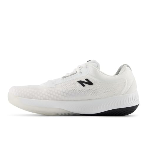 New Balance New Balance Women's FuelCell 996 V6 Tennis Shoe, White/Black, 9 M