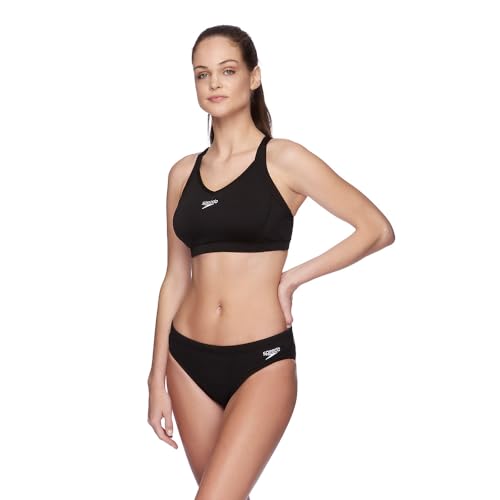 Speedo Women's Cross Trainer Racing Top, Black, 34