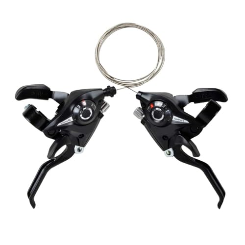 1 Paire de Manettes de Vitesse 3x7 Vitesses VTT Vélo Frein Shifter Dérailleur de vélo de...
