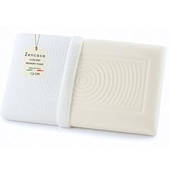 ZenCasa | 1 Cuscini Memory Foam Cervicale 70x40x12 cm – Ergonomici, Sfoderabili con Fodera Lavabile – Ideali per Letto Matrimoniale, Cuscini Letto Made in Italy (1, 70x40x12cm)