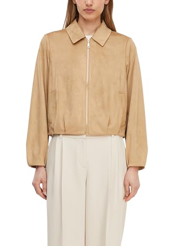 Blouson aspect daim femme Comma veste finitions haut de gamme