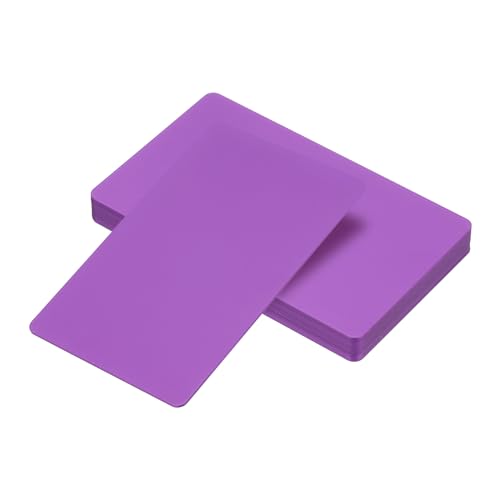 Carte cadeau DIY PATIKIL en aluminium violet de 0.8mm pour gravure personnalisée