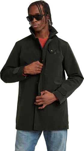 G-STAR Uomo Garber Trench, Multicolore (Dk Black/Gs Grey D25378-C408-G766), M-image